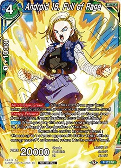 Android 18, Full of Rage