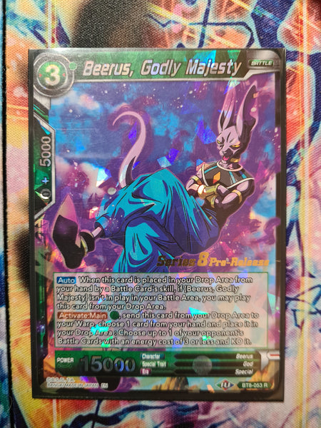 Beerus, Godly Majesty Pre-Release