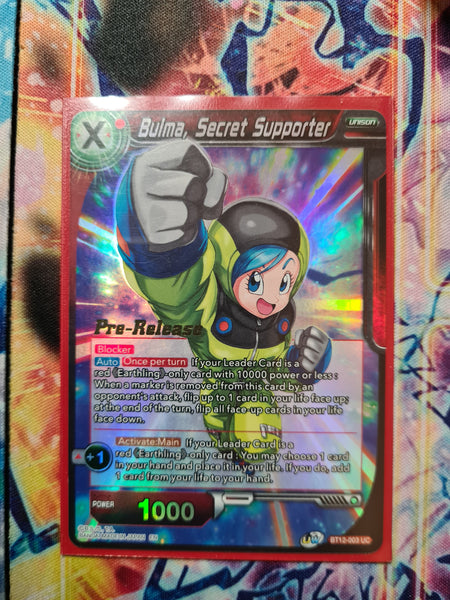 Bulma, Secret Supporter Pre-Release