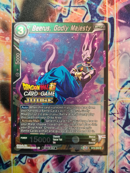 Beerus, Godly Majesty Judge