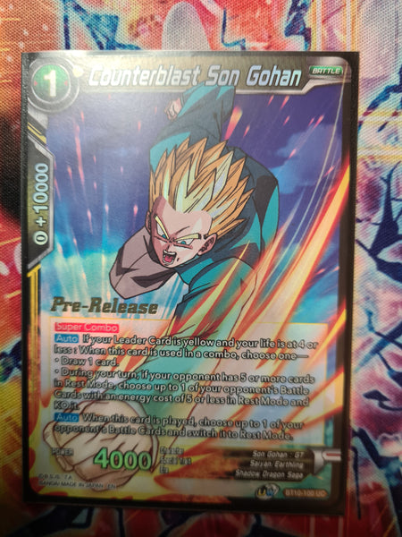 Counterblast Son Gohan Pre-Release