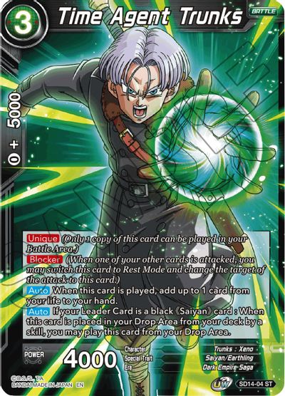 Time Agent Trunks