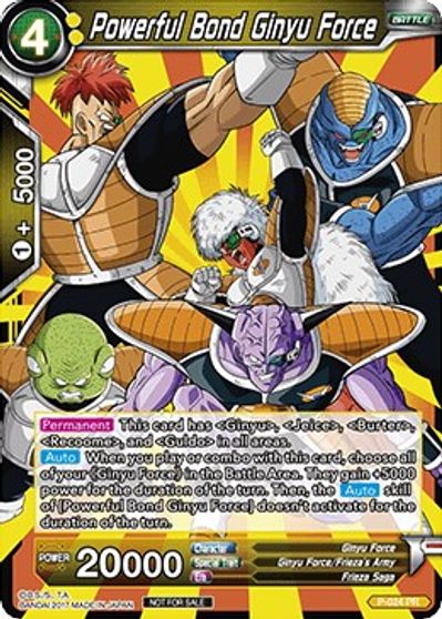 Powerful Bond Ginyu Force